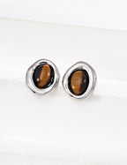 Aegis Tiger Eye Studs