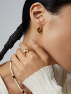 Amber Gaze Earrings