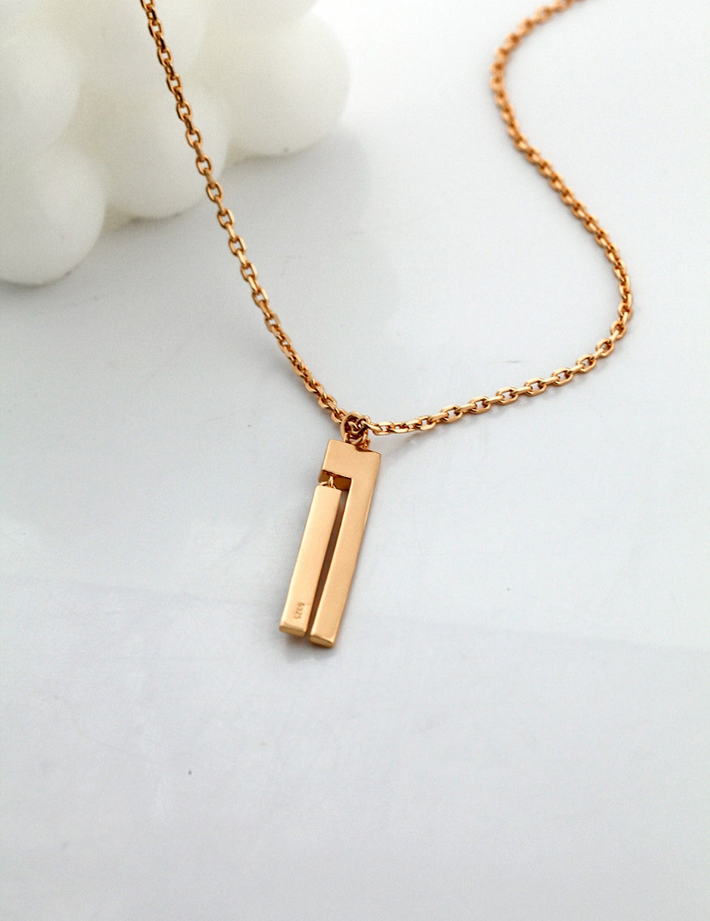 Axis Geometry Necklace