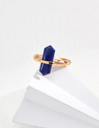 Adjustable Azure Point Ring