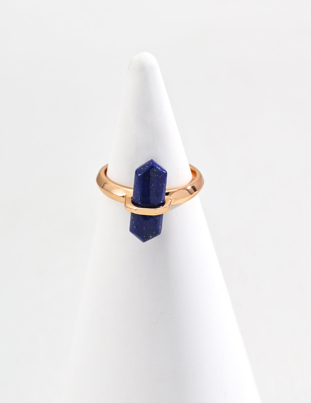 Adjustable Azure Point Ring