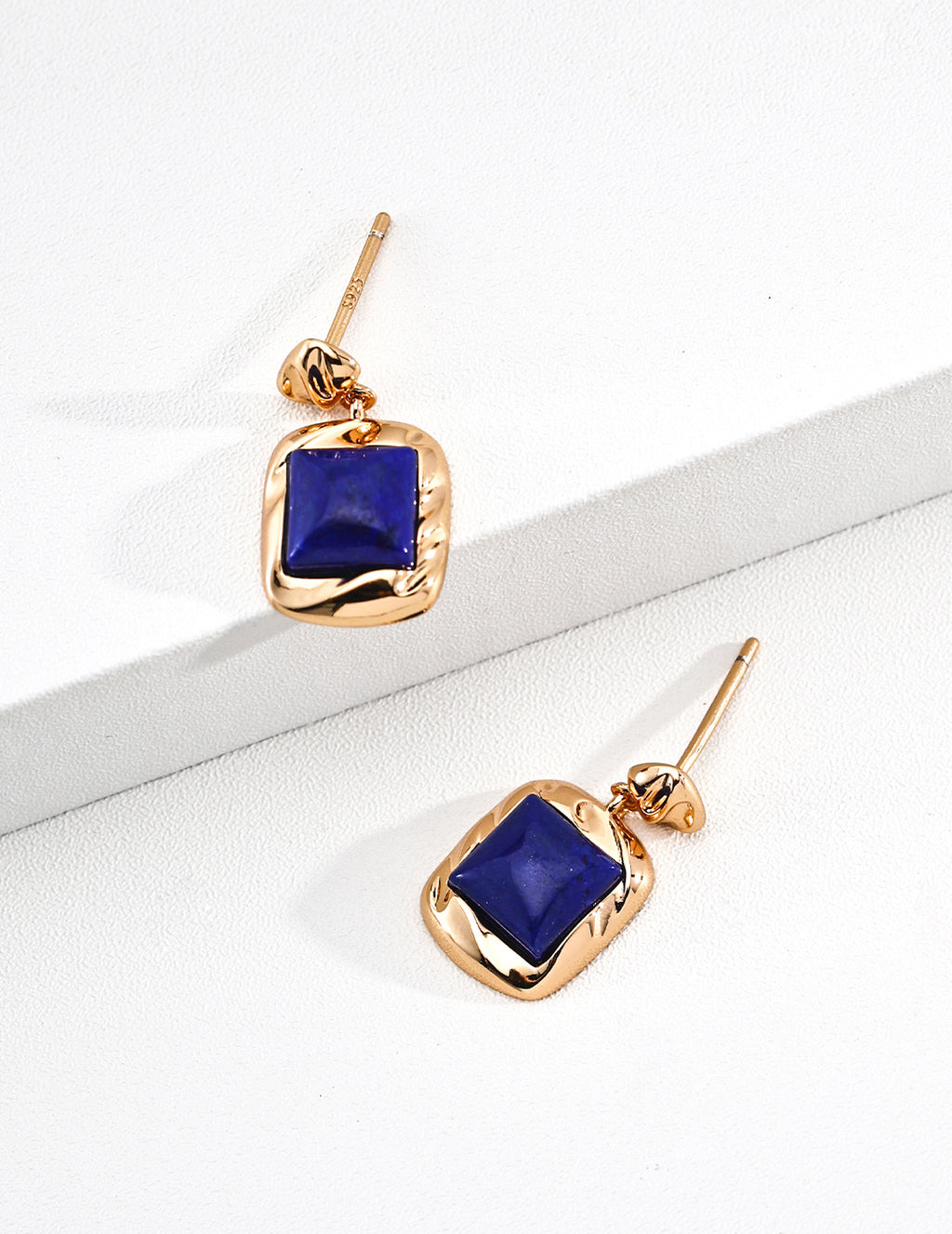 Azurra Lapis Earrings