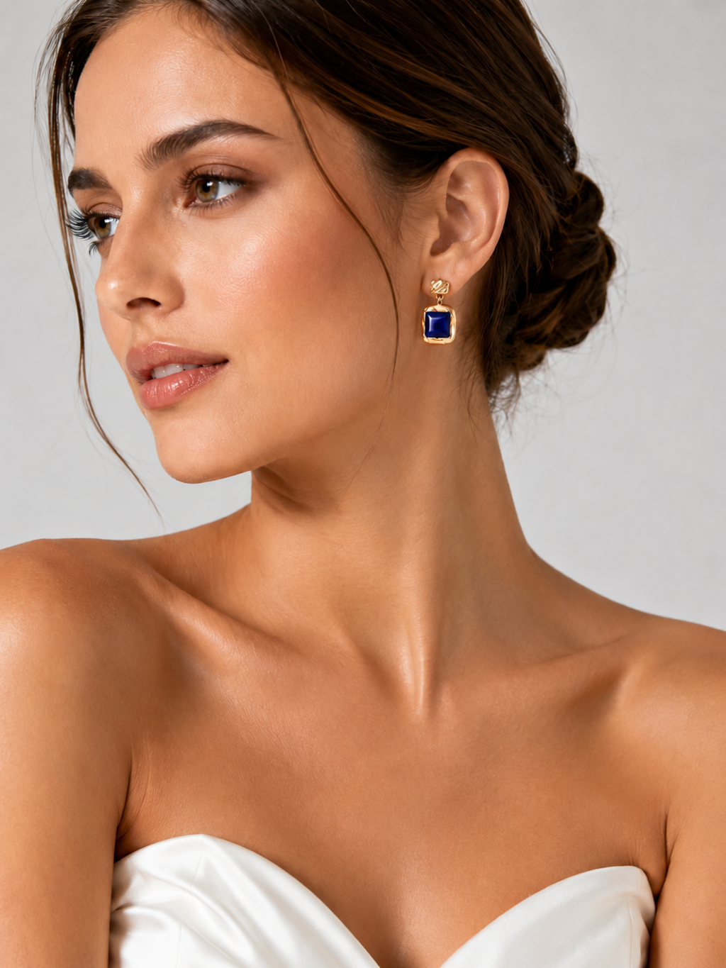 Azurra Lapis Earrings