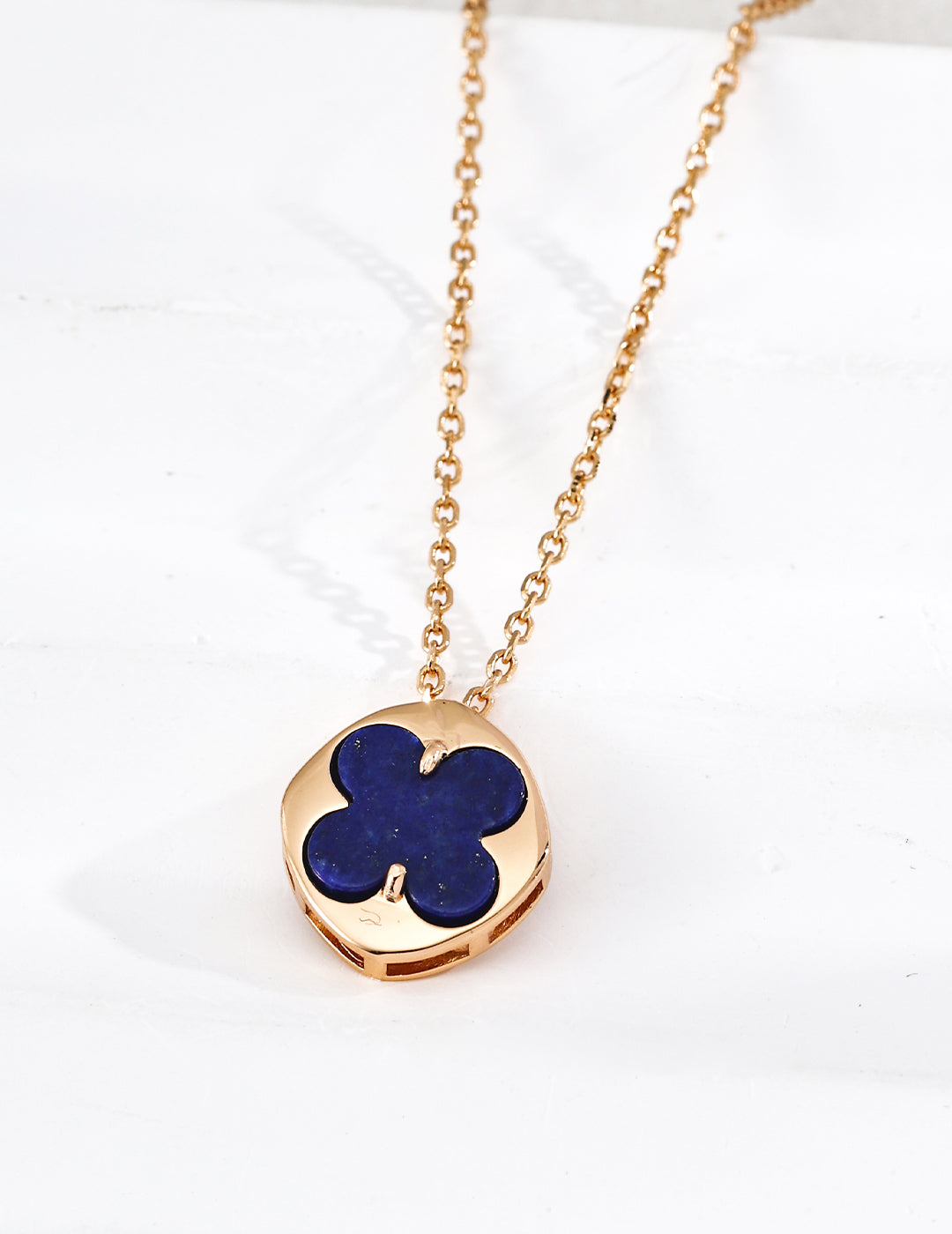 Clova Lapis Necklace