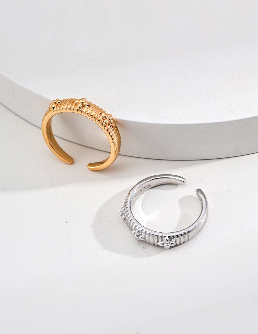 Adjustable Eclipse Band Ring