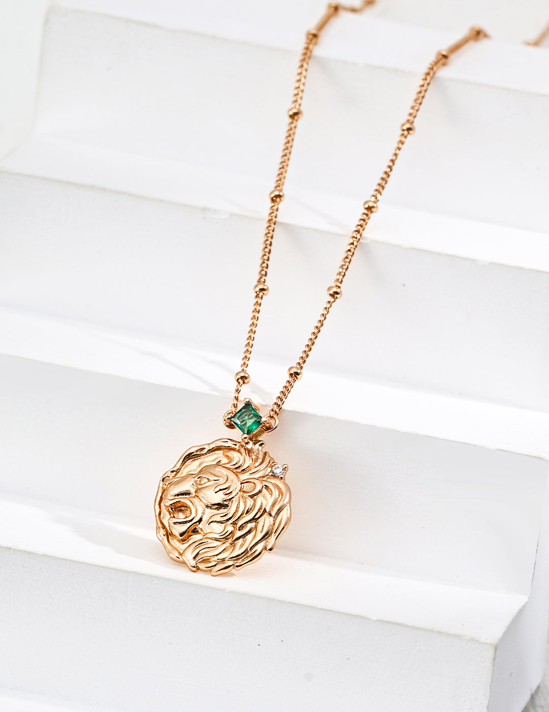 Leo Crest Necklace