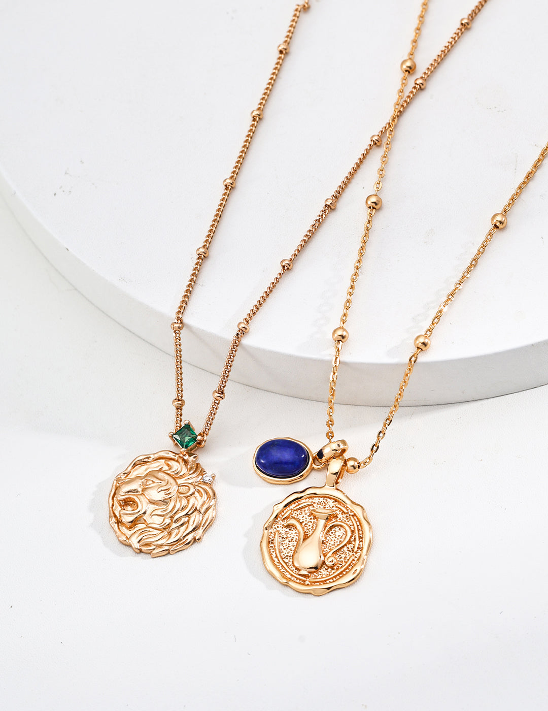 Leo Crest Necklace