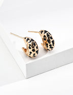 Noctra Leopard Hoops