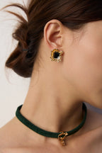 Noir Bloom Earrings