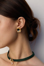 Noir Bloom Earrings