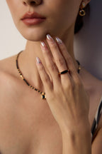Noir Arc Ring