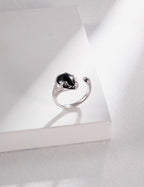 Adjustable Noir Ring