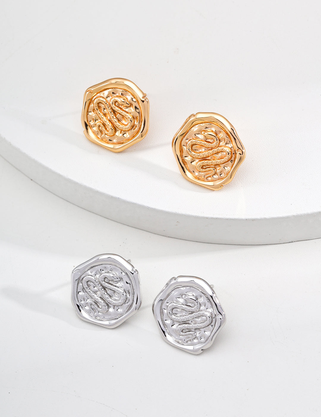 Ophis Serpent Earrings