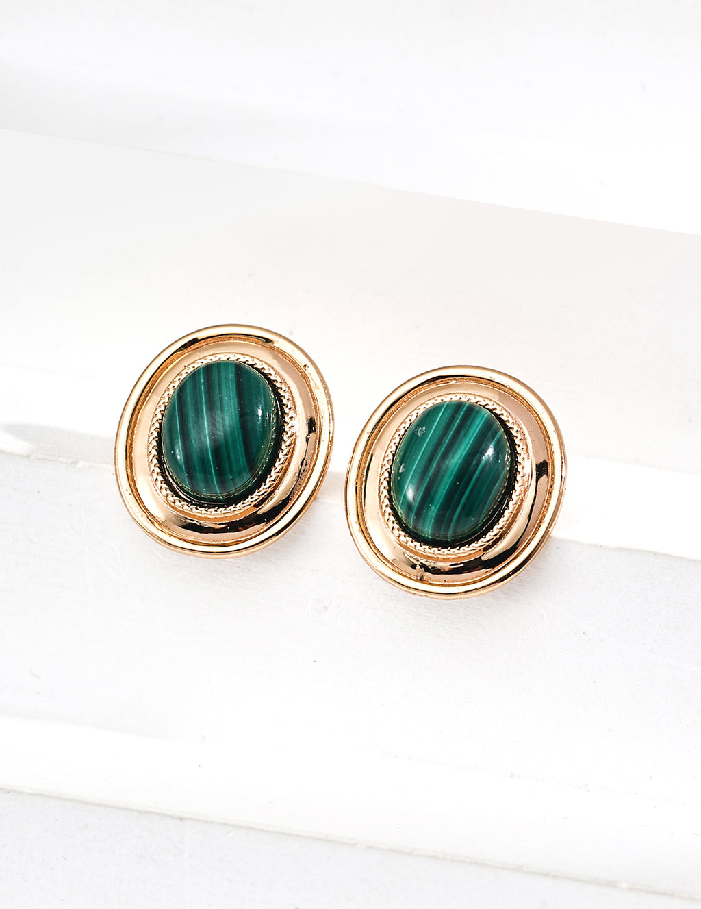 Oryn Malachite Studs