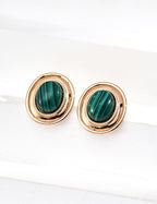 Oryn Malachite Studs