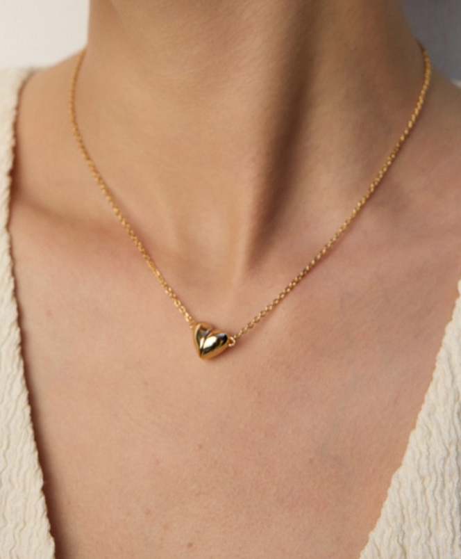 Toren Heart Magnet Necklace