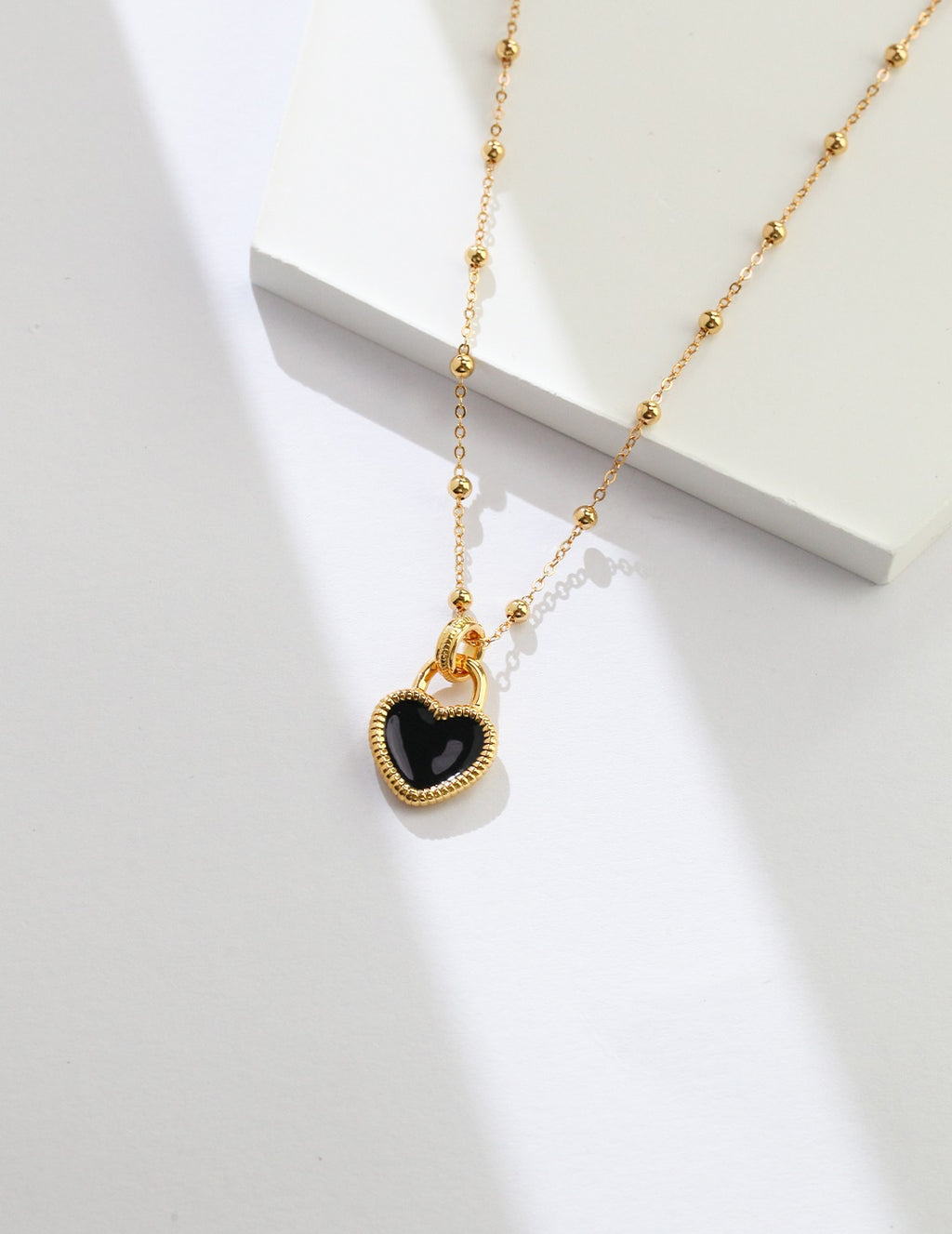 Velour Heart Necklace