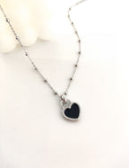 Velour Heart Necklace
