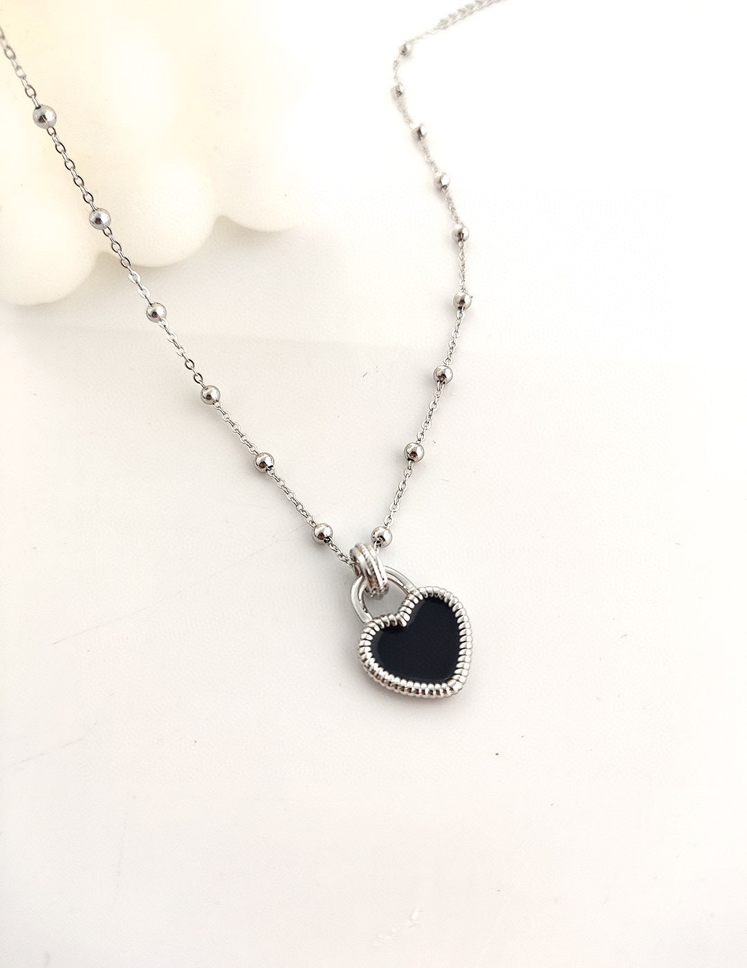 Velour Heart Necklace