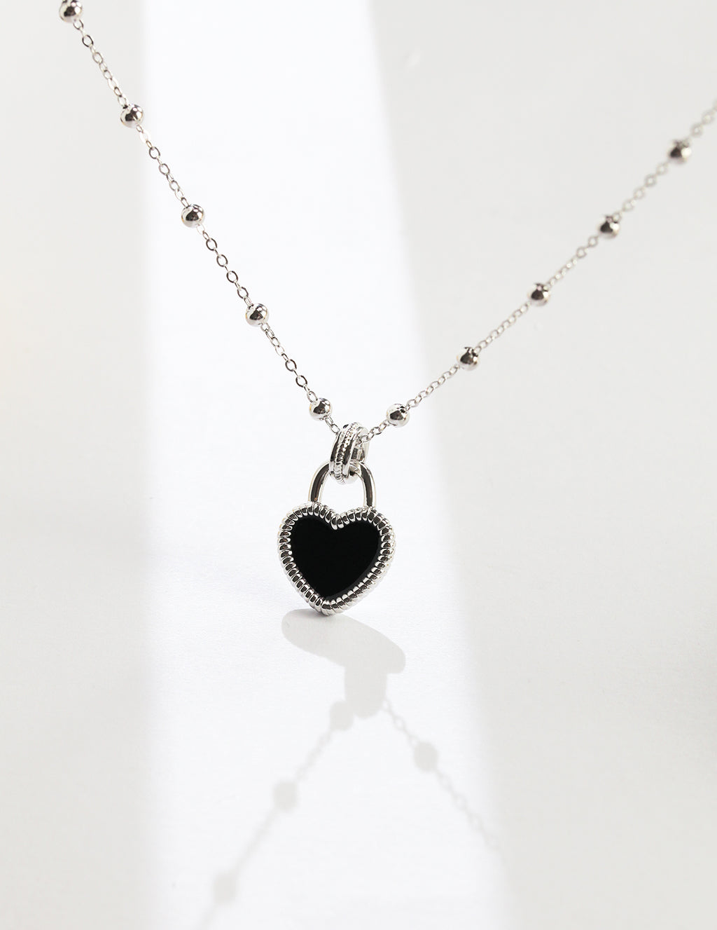 Velour Heart Necklace