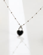 Velour Heart Necklace