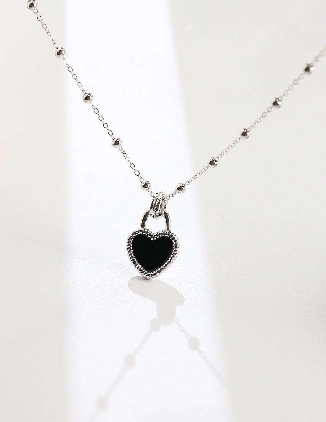 Velour Heart Necklace