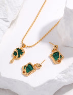 Verra Malachite Earrings