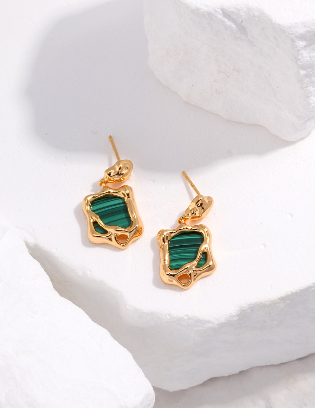 Verra Malachite Earrings