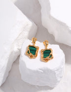 Verra Malachite Earrings