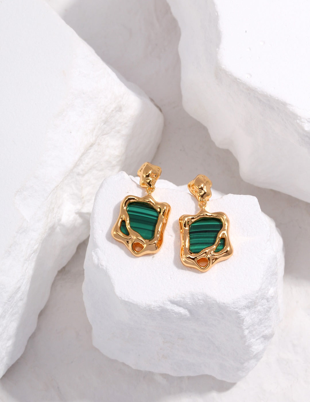 Verra Malachite Earrings
