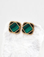 Vetra Malachite Earrings
